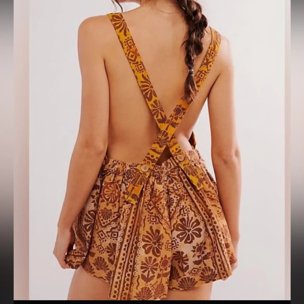 FREE PEOPLE Palm Bay Printed Shortails - Picture 2 of 9